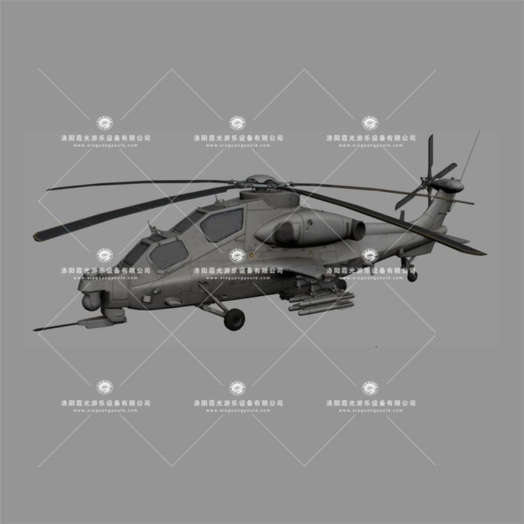 徽州武装直升机3D模型